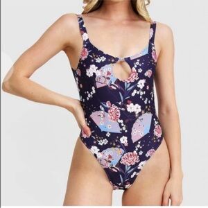 Mosmann Floral Navy One Piece